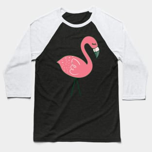 Campsite Flamingos Baseball T-Shirt